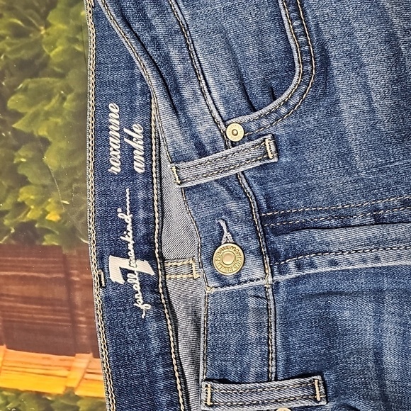 7 For all Mankind Jeans Roxanne Ankle Size 26 - Picture 5 of 7
